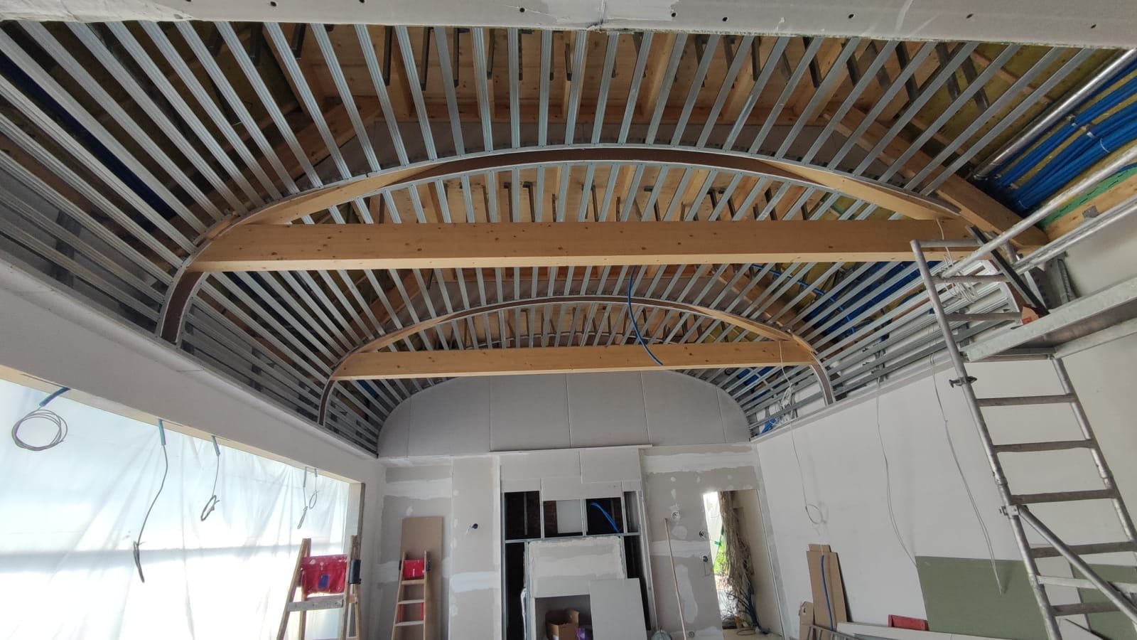 Deckenkonstruktion Trockenbau